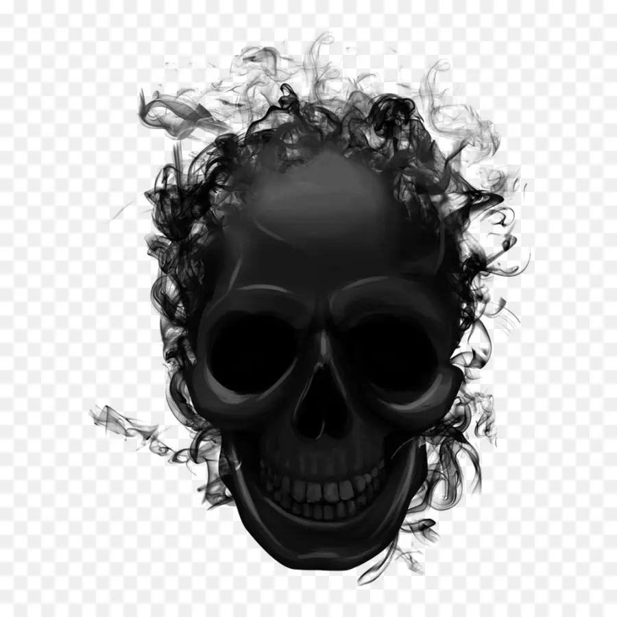 Calavera Negra，Oscuro PNG