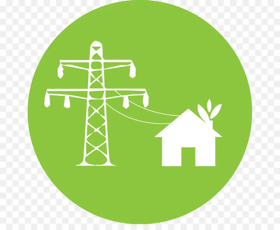 Línea Eléctrica Y Casa，Línea Eléctrica PNG