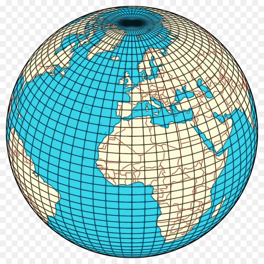 Sistema De Coordenadas Geográficas，La Latitud PNG