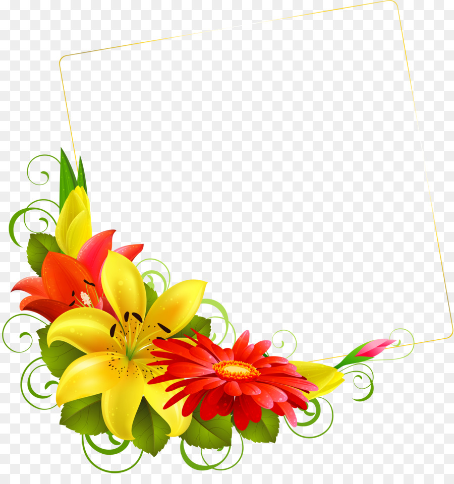 Diseño Floral，Flor PNG