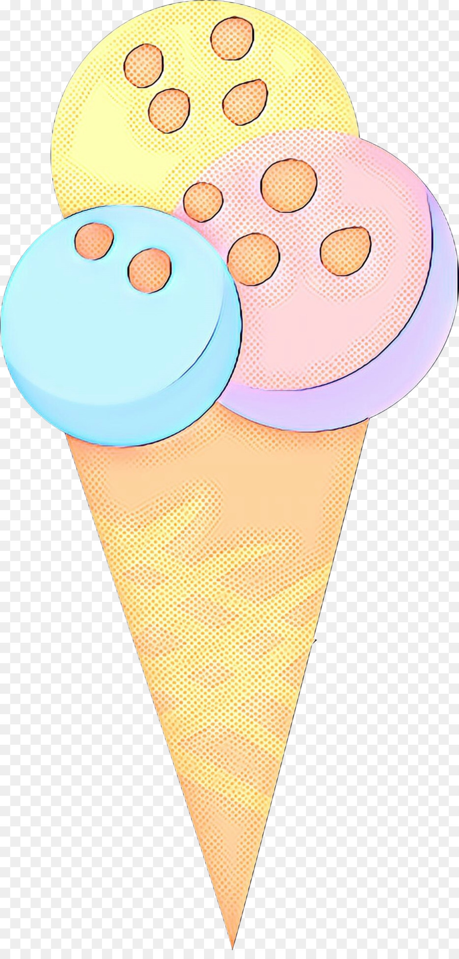 Conos De Helado，Amarillo PNG