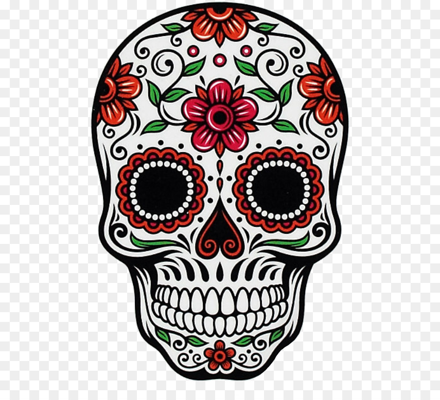 Calavera De Azúcar，Dia De Muertos PNG