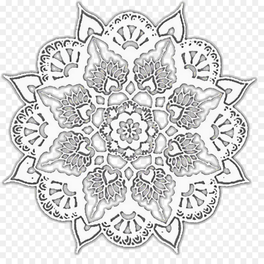 Mandala，Libro Para Colorear PNG