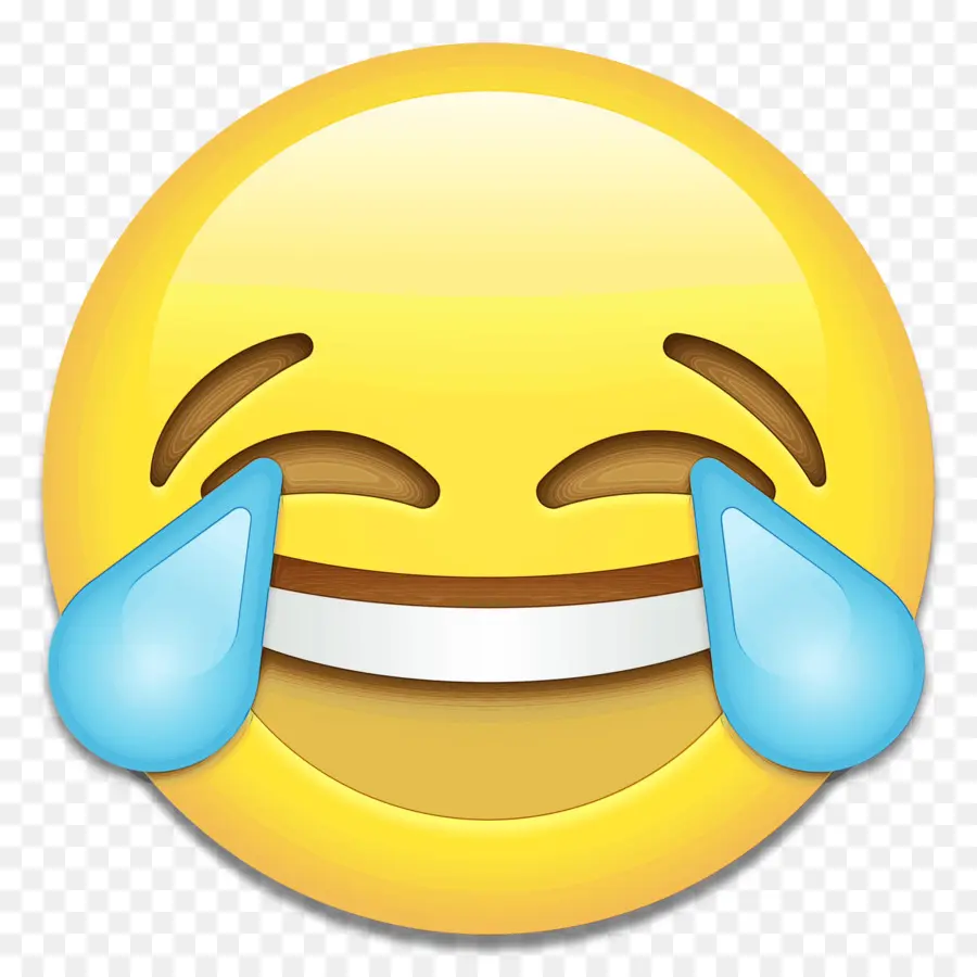 Cara Con Lágrimas De Alegría Emoji，Emoji PNG