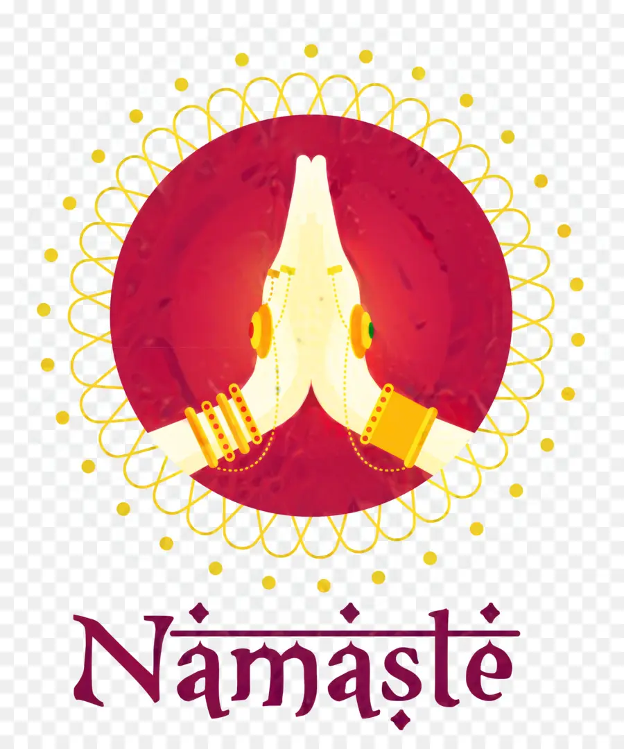 Namasté，Manos PNG