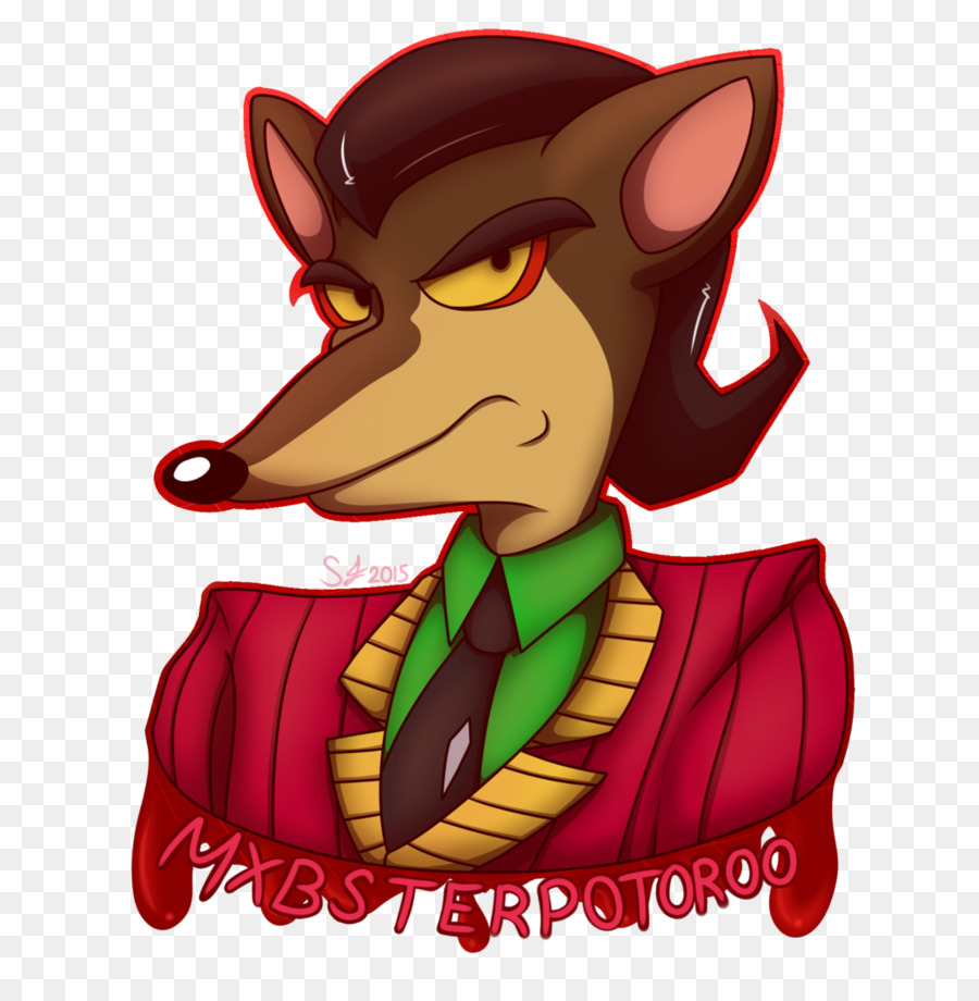 Crash Bandicoot，Pinstripe Potoroo PNG