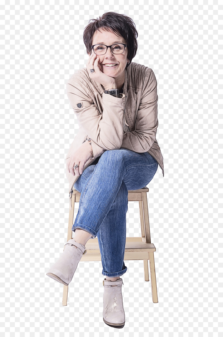 De Mezclilla，Silla PNG