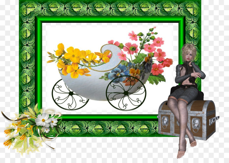 Diseño Floral，Marcos De Imagen PNG