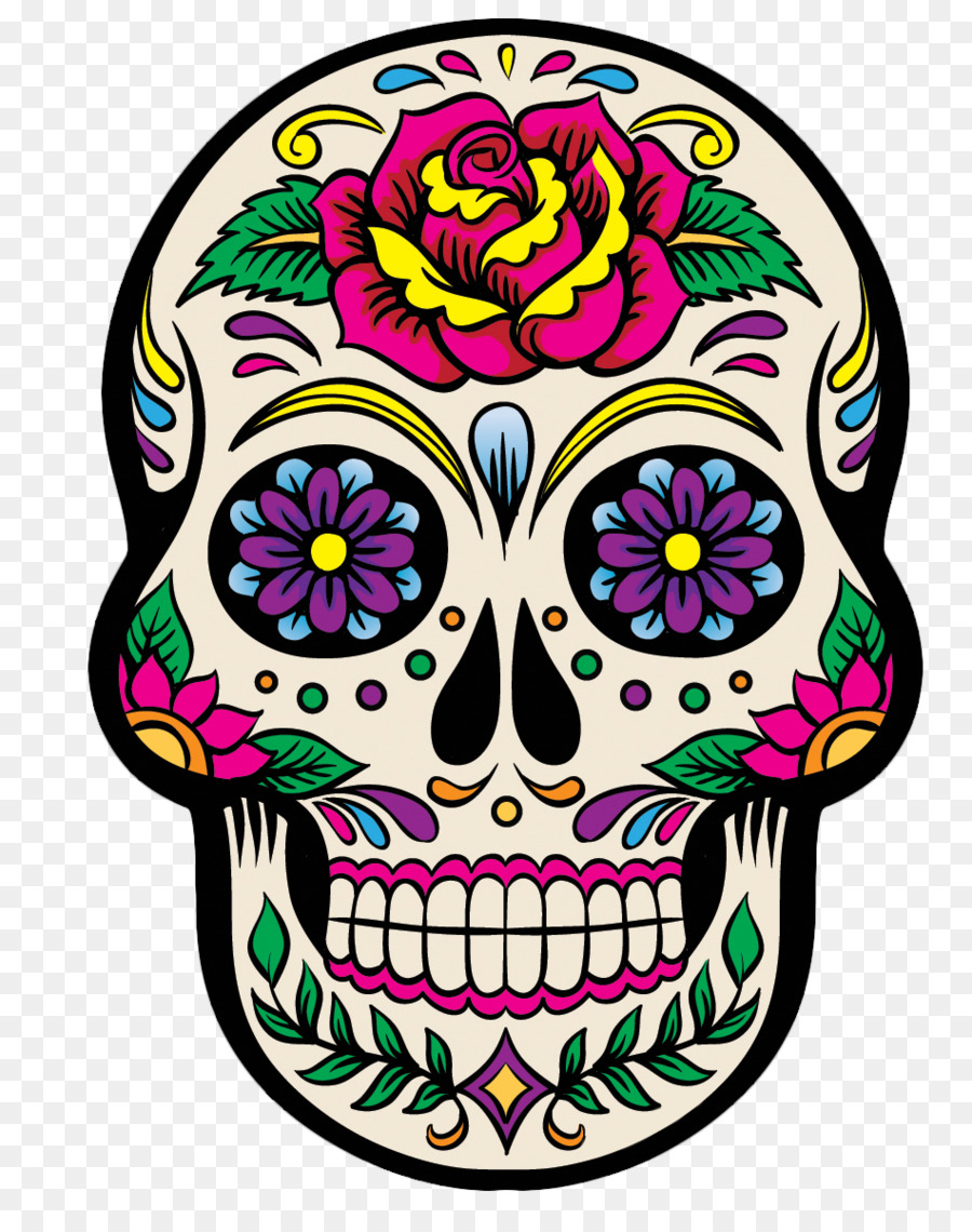 Calavera De Azúcar，Vistoso PNG