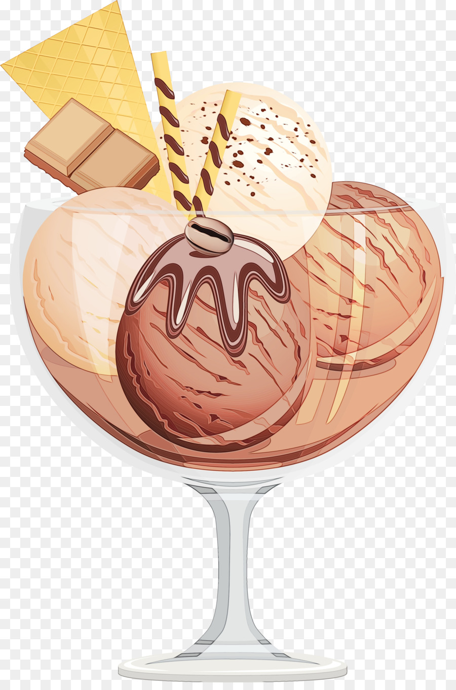 Helado，El Helado De Chocolate PNG