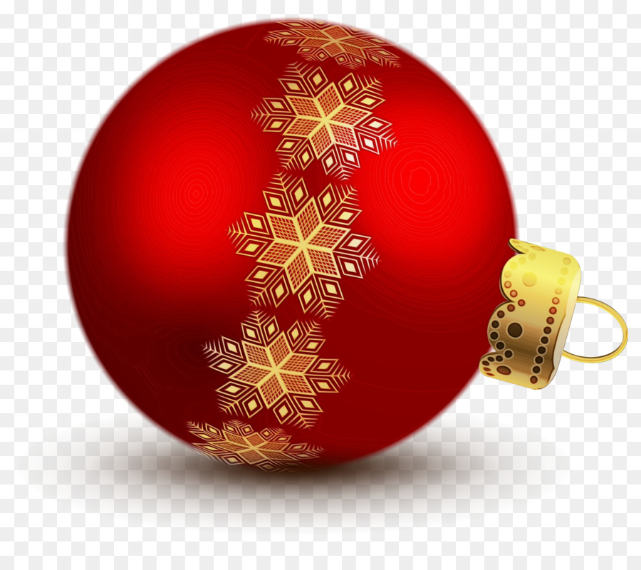 Adorno Rojo，Navidad PNG