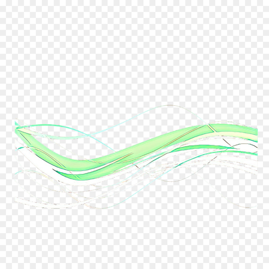 Olas Coloridas，Verde PNG