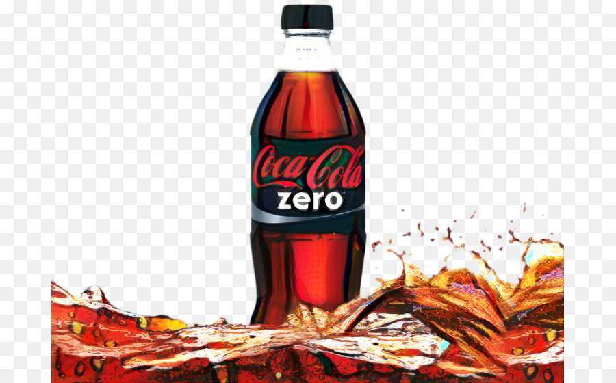 Coca Cola Cero，Botella PNG