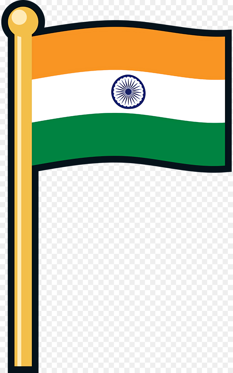 La India，Bandera De La India PNG