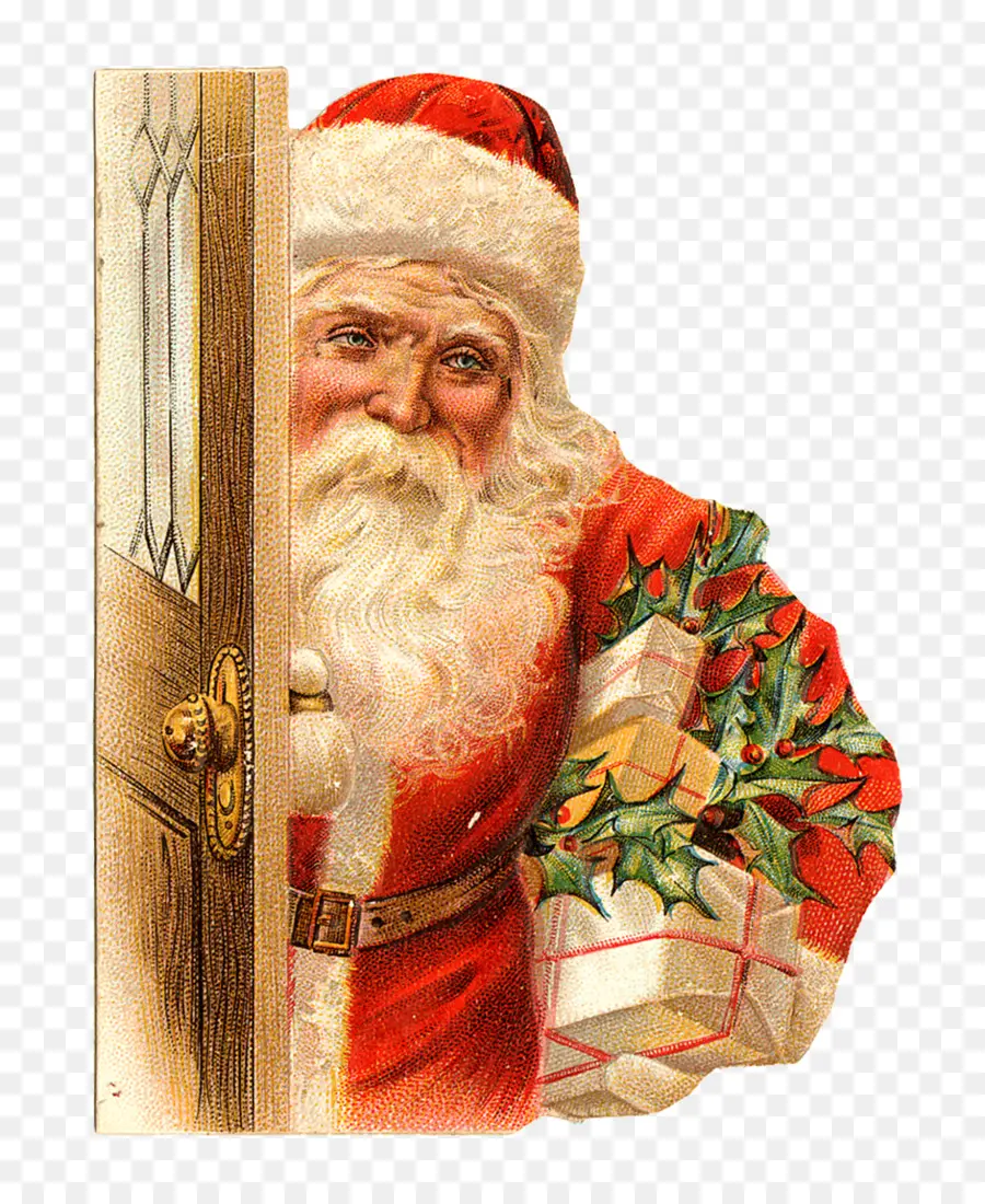 Santa Claus，Tarjetas Postales PNG