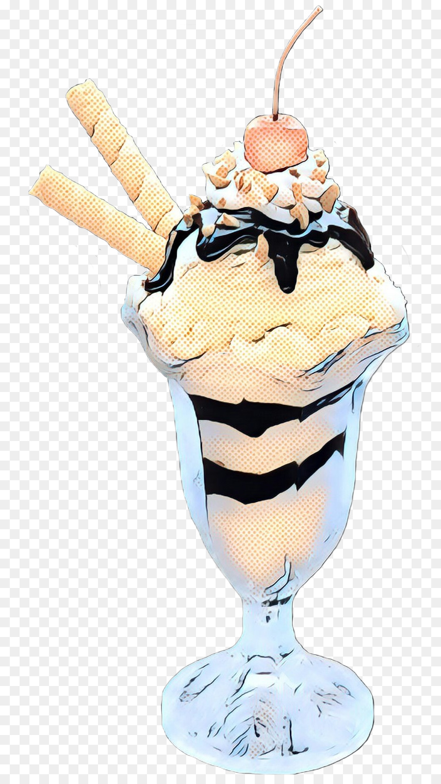 Helado，Dame Blanche PNG