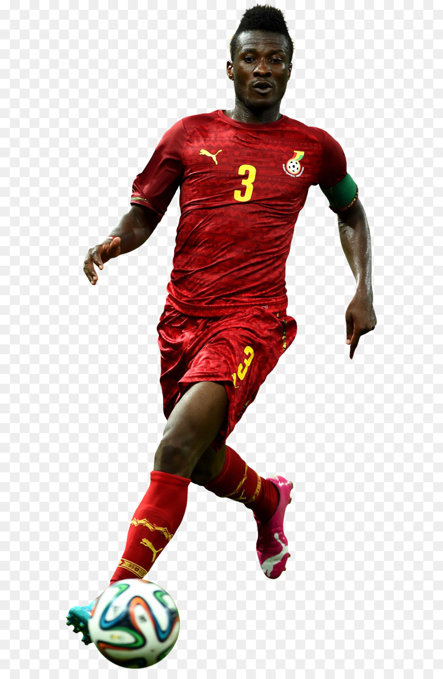 Asamoah Gyan，El Equipo Nacional De Fútbol De Ghana PNG