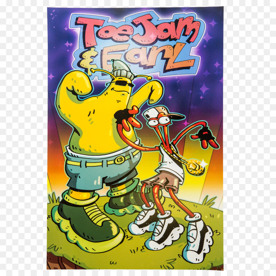 Toejam Earl，Toejam Earl En Pánico En Funkotron PNG