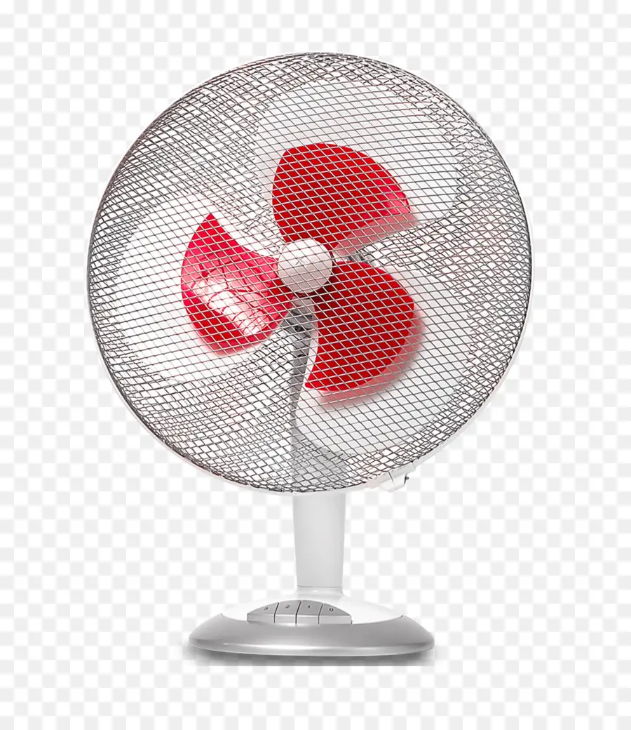 Ventilador Eléctrico，Cuchillas Rojas PNG