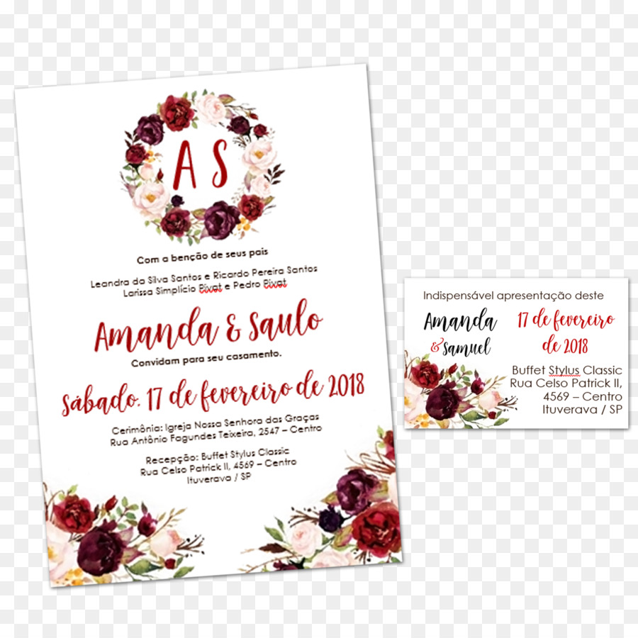 Convites De Casamento，Invitación PNG