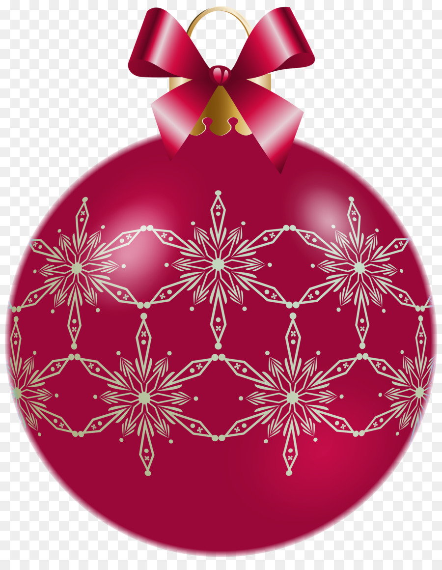 Adorno De Navidad，Rojo PNG