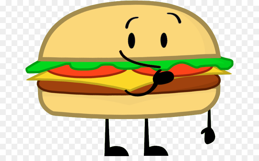 Hamburguesa Pensante，Dibujos Animados PNG