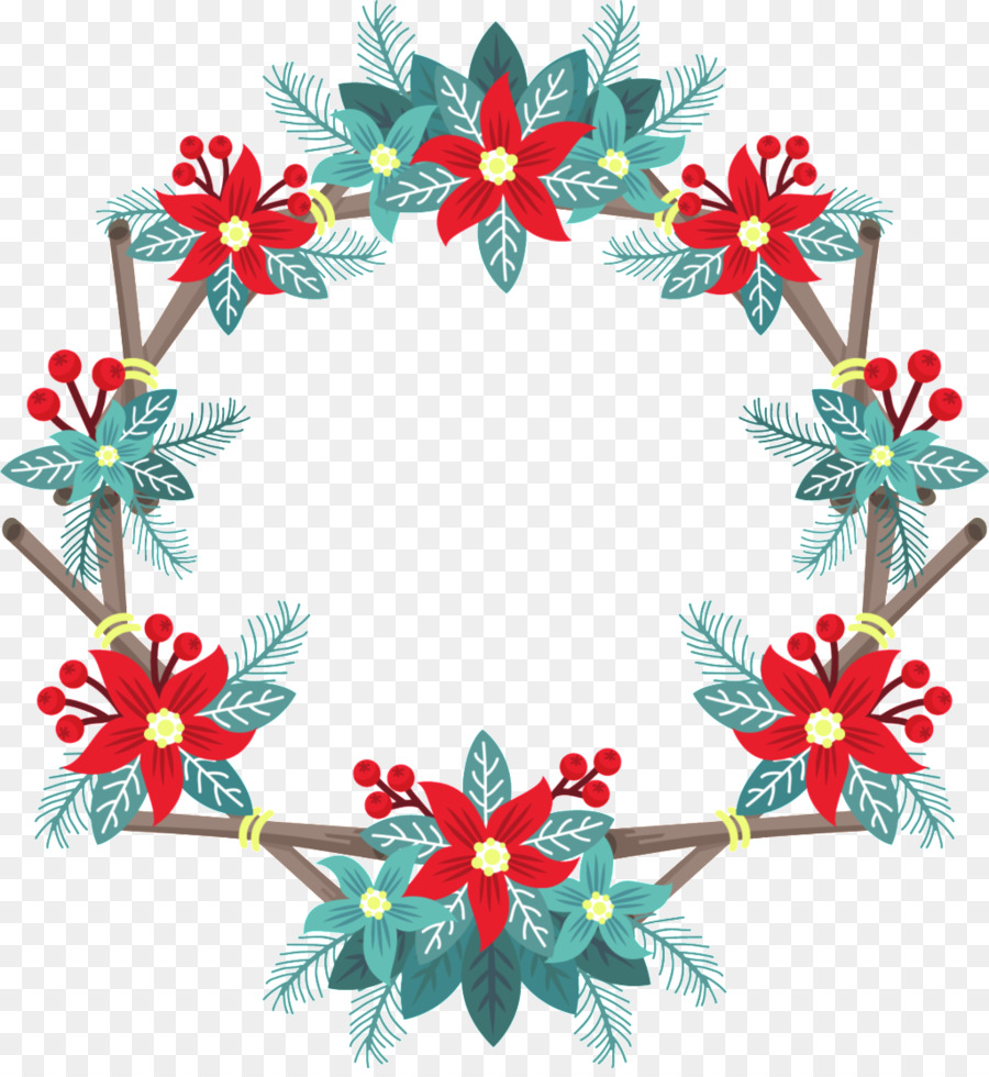 Marco Floral，Flores PNG