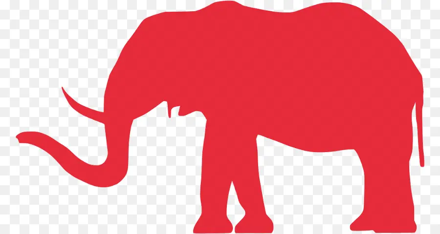 Elefante Rojo，Silueta PNG