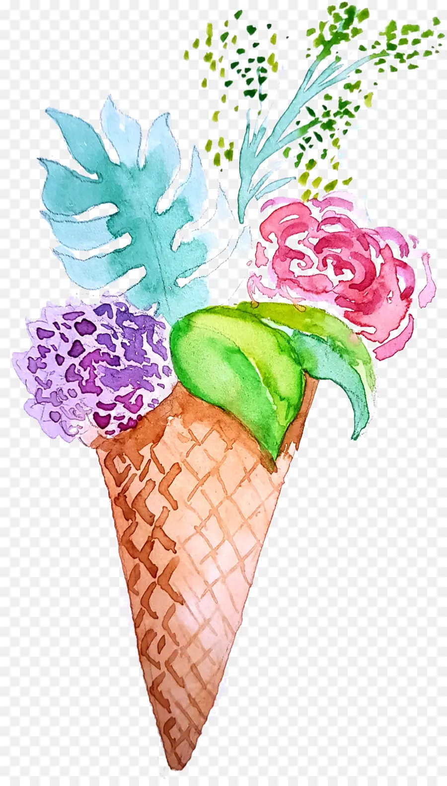 Helado，Conos De Helado PNG