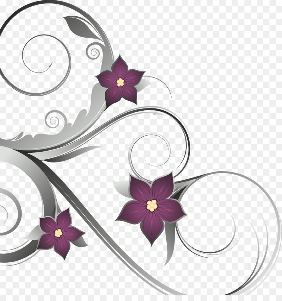 Diseño Floral，Flor PNG