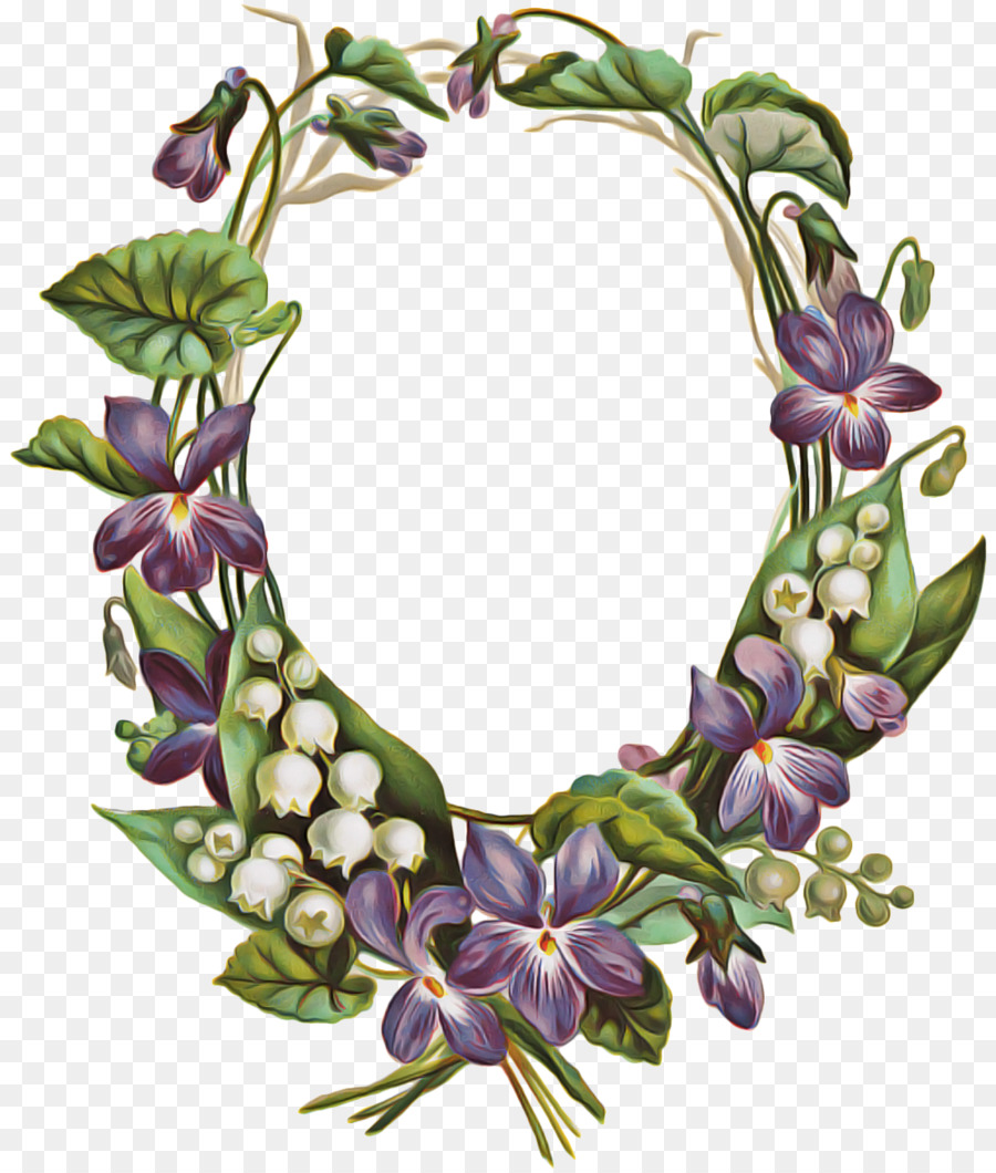 Diseño Floral，Morado PNG