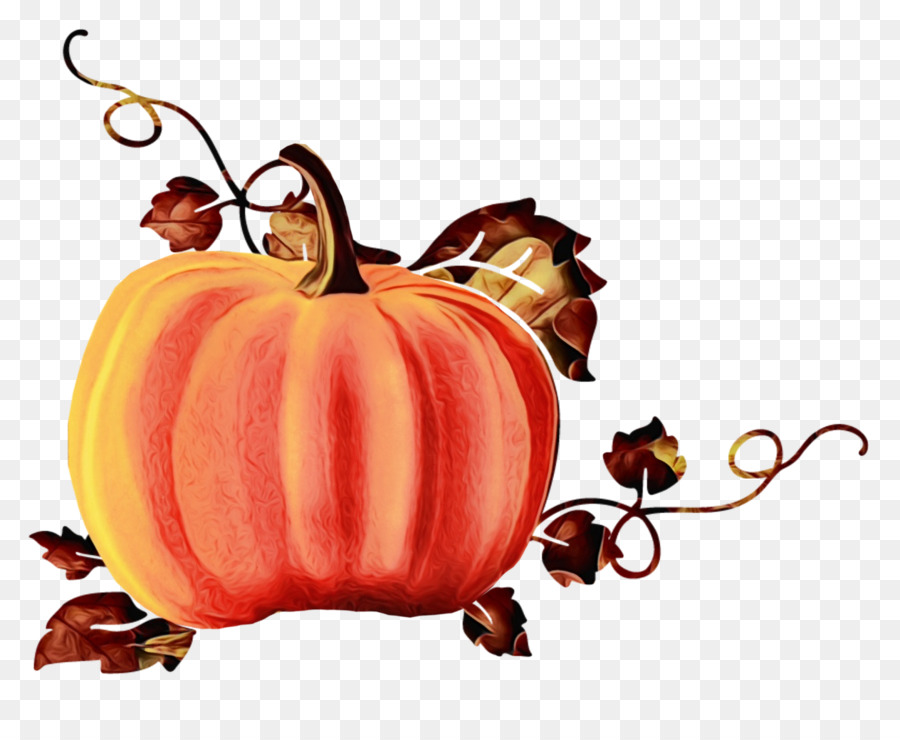 Calabaza Sonriente，Hojas De Otoño PNG