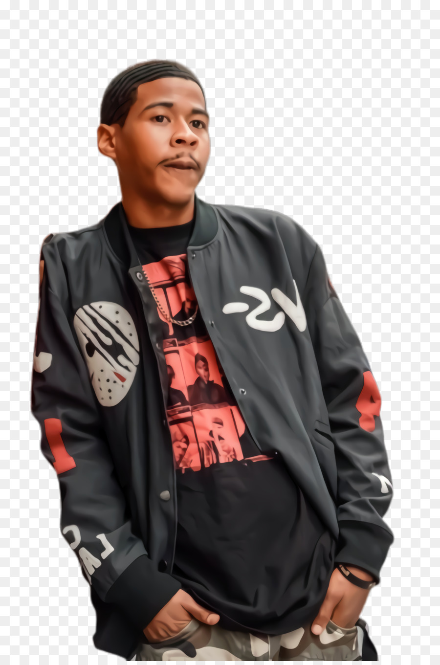 Camiseta，Chaqueta De Cuero PNG