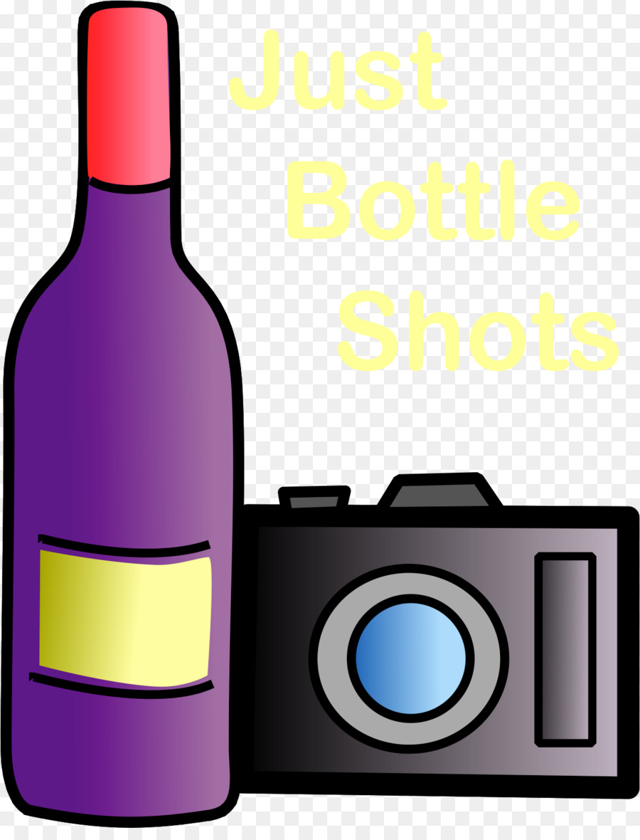 Botella De Vidrio，Vino PNG