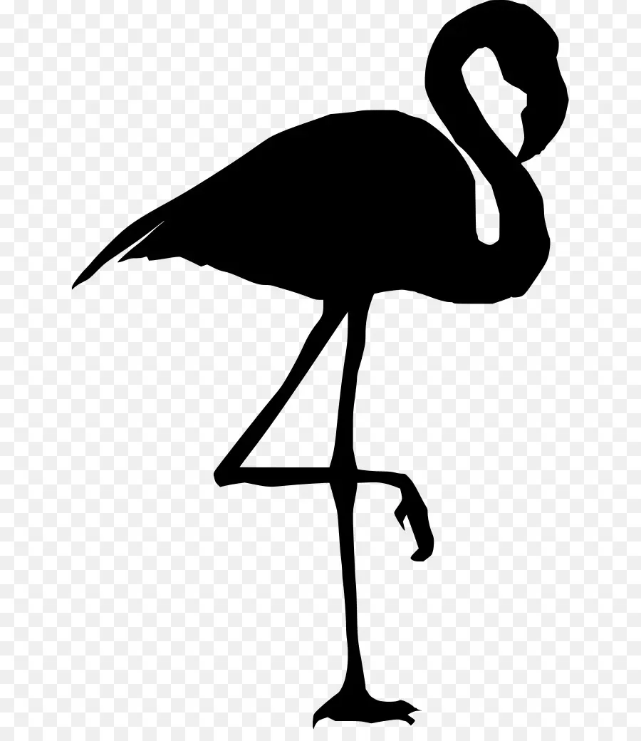 Silueta，Flamingo PNG