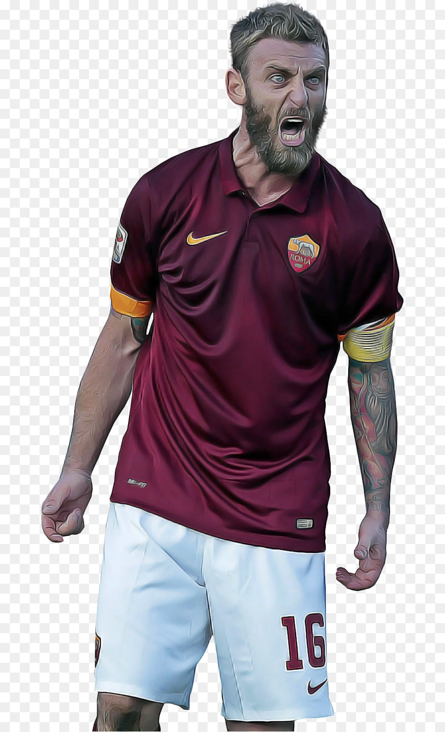 Daniele De Rossi，La As Roma PNG