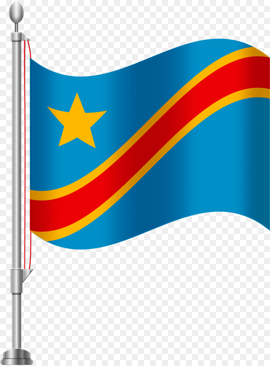República Democrática Del Congo，Bandera PNG