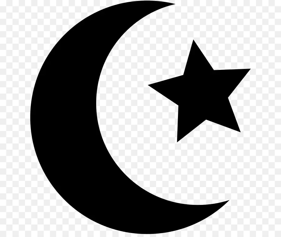 Los Símbolos Del Islam，Estrella Y La Media Luna PNG