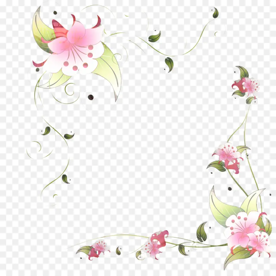 Diseño Floral，Rosa PNG