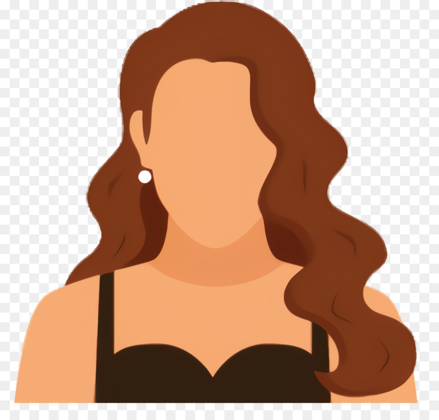 Pelo Rizado，Mujer PNG