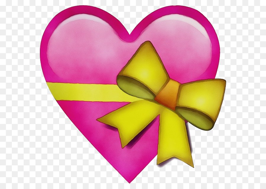 Corazones Con Lazos，Cinta Rosa PNG