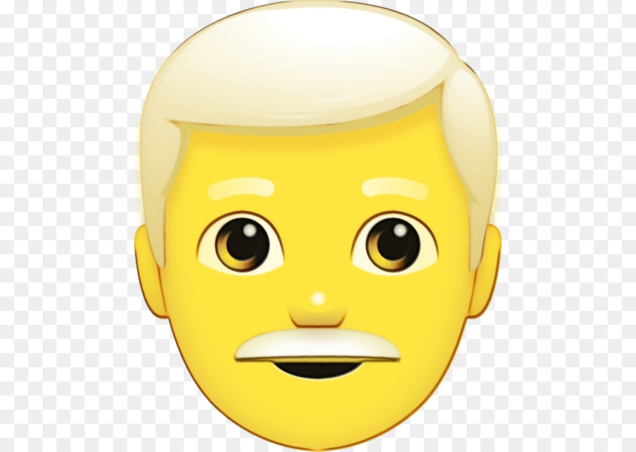 Cara De Emoji Amarillo，Expresión PNG