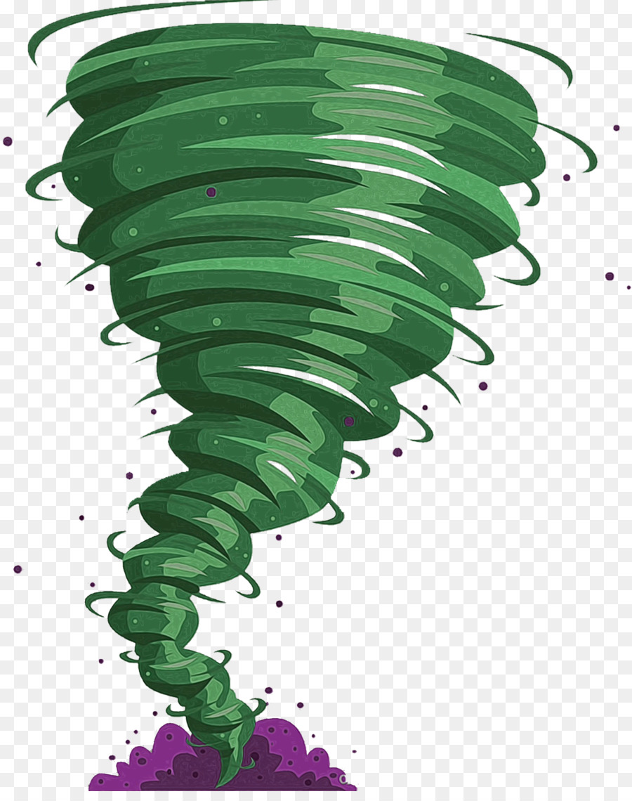 Tornado Verde，Remolino PNG