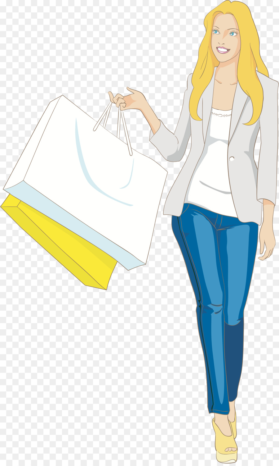 De Compras，Mujer PNG