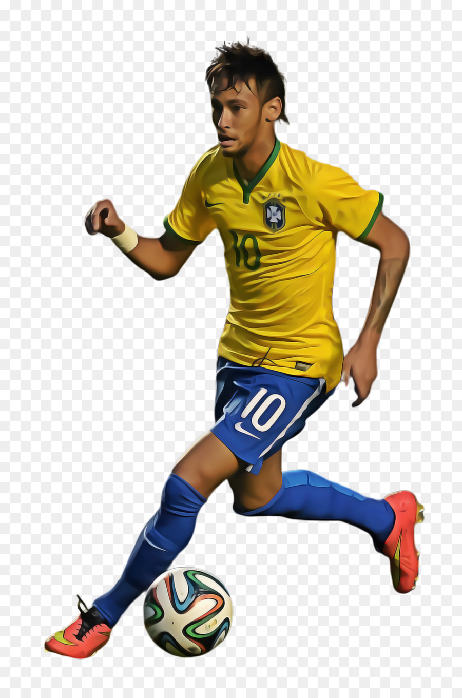 Neymar，El Equipo Nacional De Fútbol De Brasil PNG