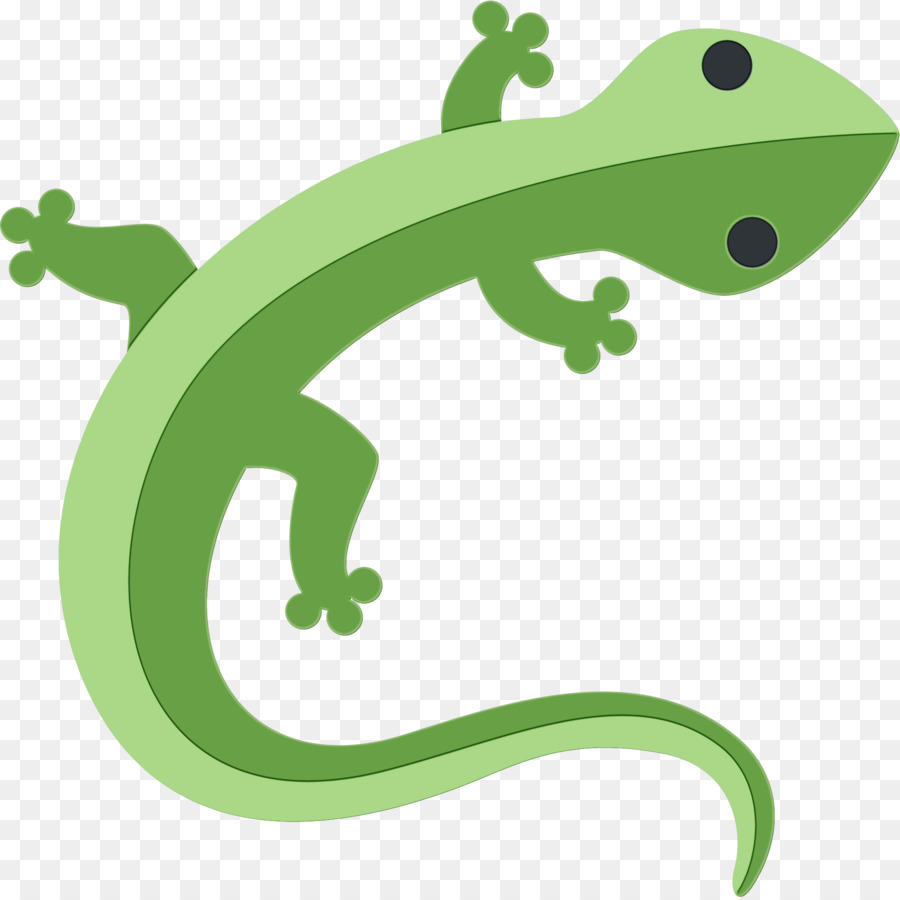 Lagarto Verde，Dibujos Animados PNG