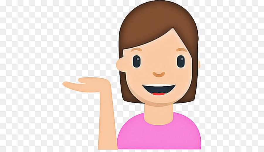 Emoji Sonriente，Gesto De La Mano PNG