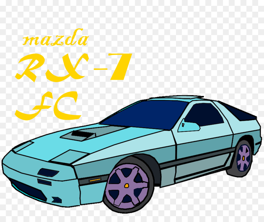 Coche Deportivo，Mazda Rx7 PNG