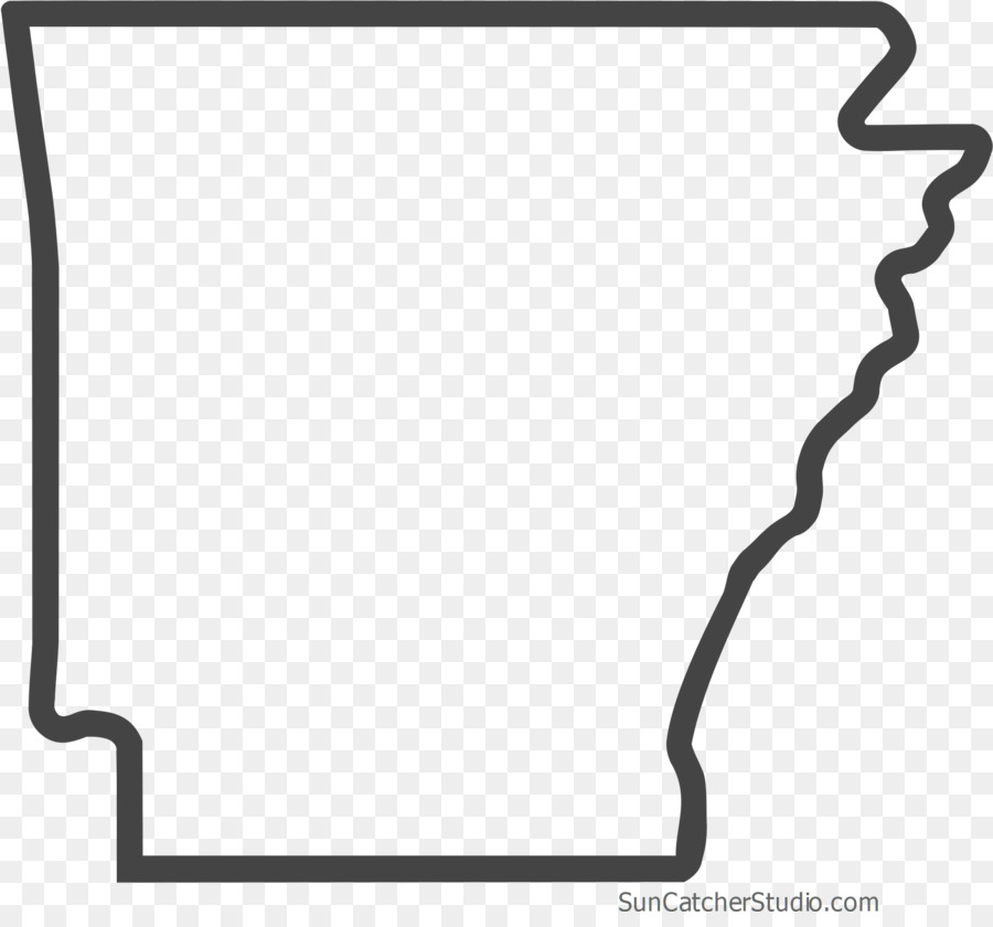 Mapa De Arkansas，Estado PNG