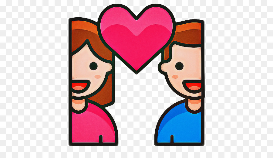 Pareja Emoji，Amar PNG